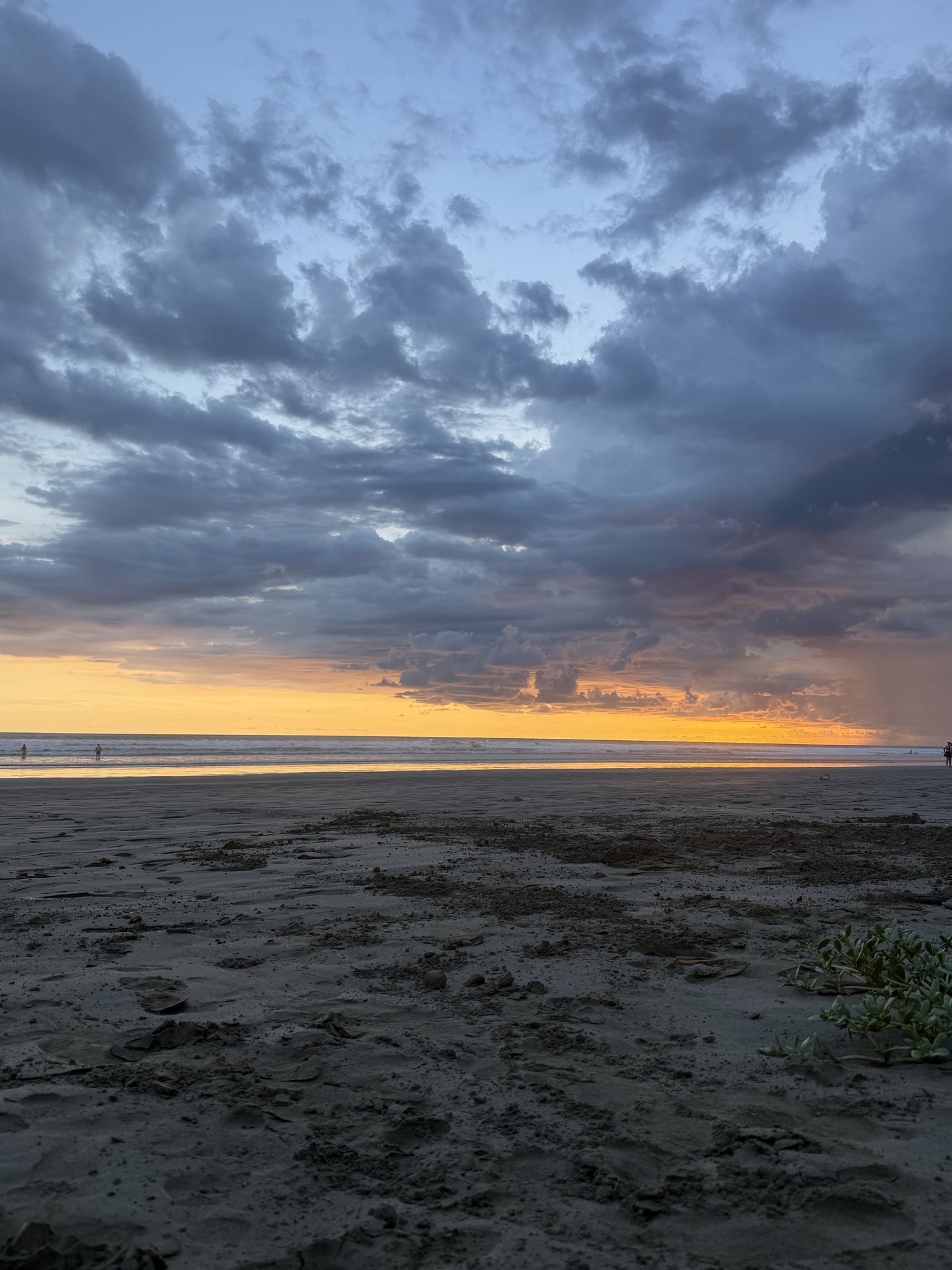 Sunset over the Pacific at Playa Coyote, Costa Rica Blue Zone