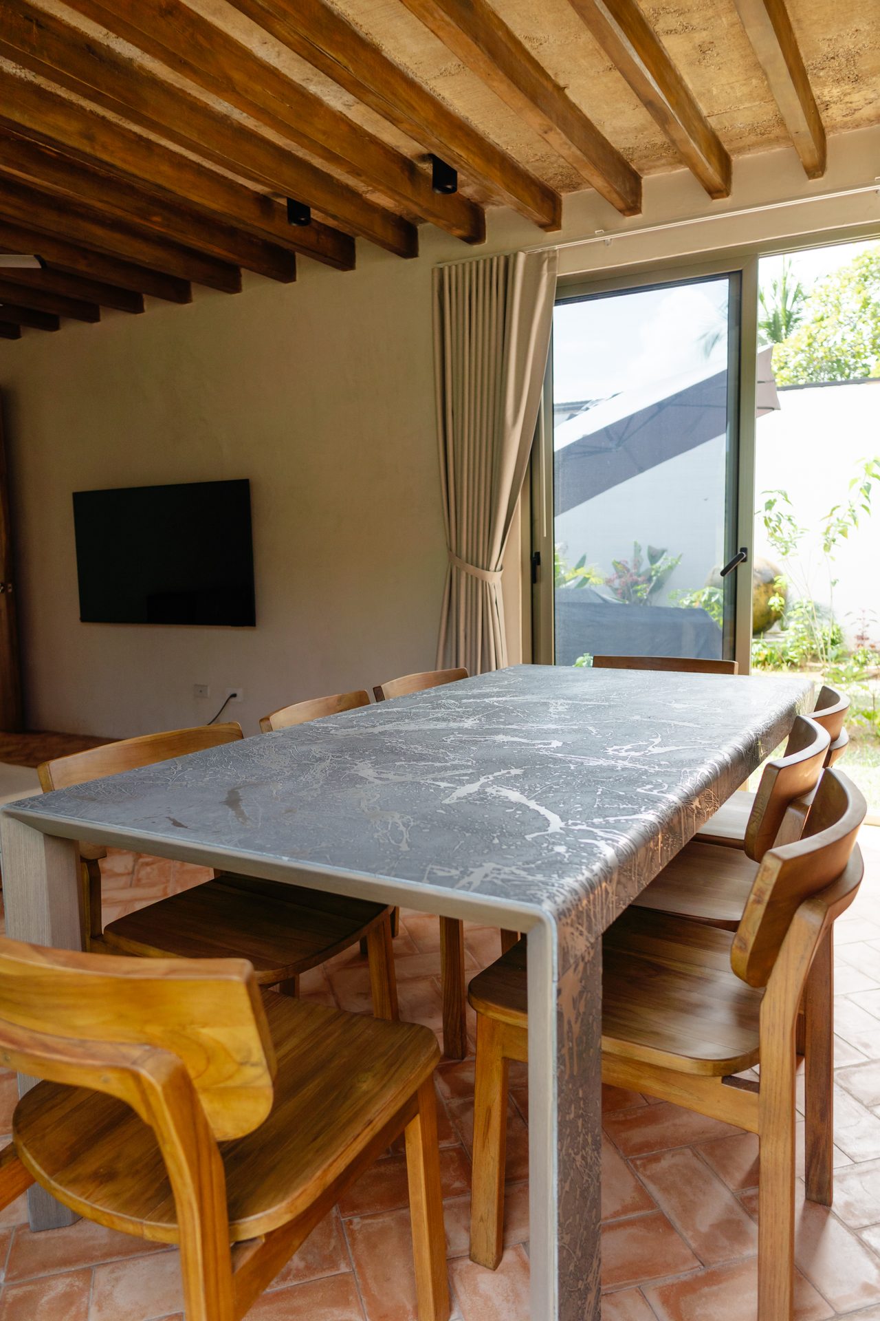 Lounge area off the fifth bedroom, beachfront family villa Costa Rica